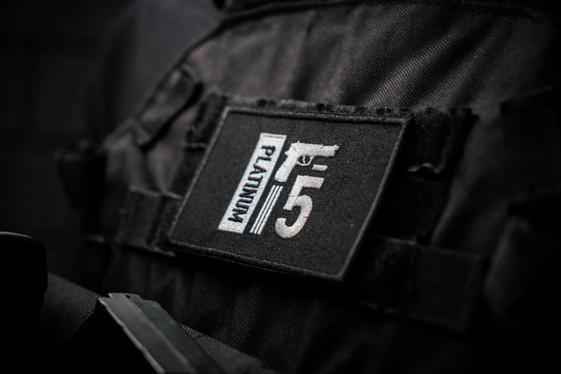 Platinum Five Patch On Plate Carrier